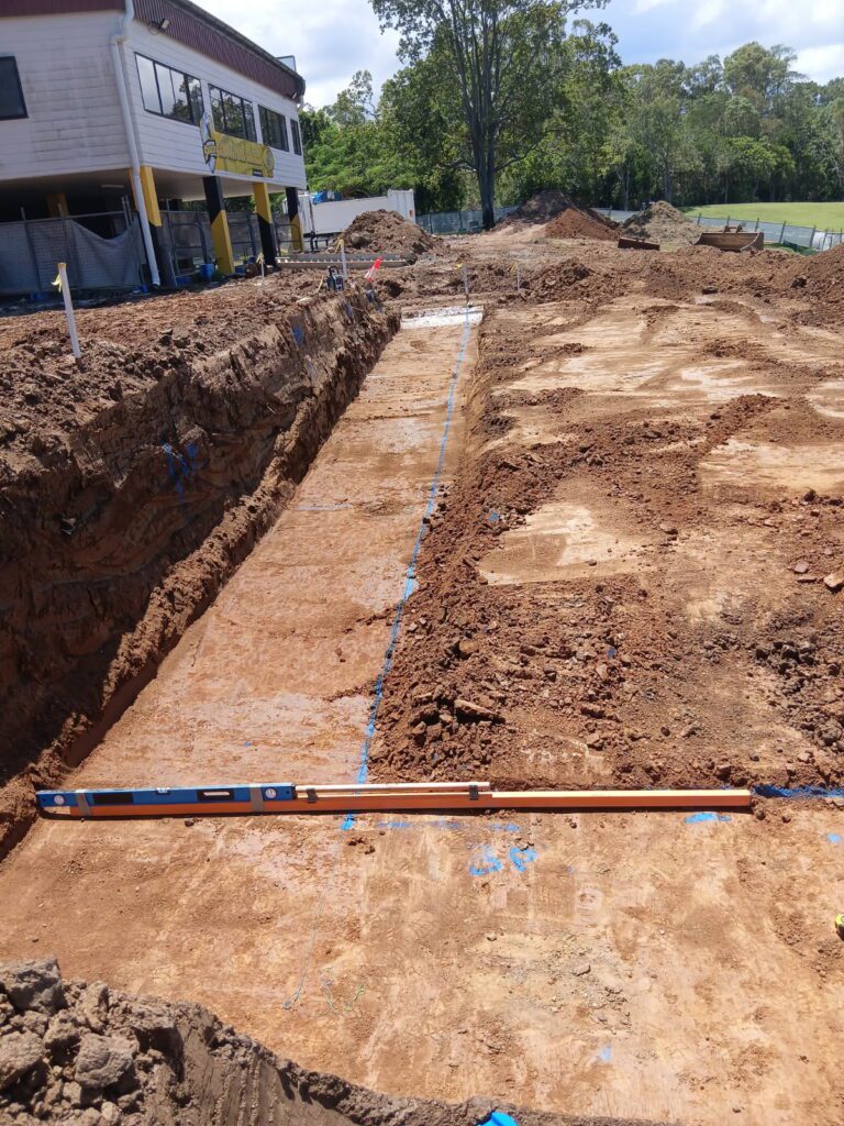 Caboolture Snakes Clubhouse Level Footings